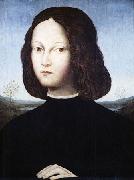 Piero di Cosimo Retrato de um menino oil on canvas